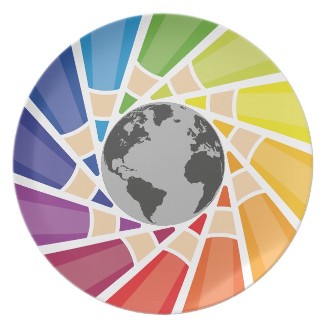 Plato Coloree su propio mundo (Frente)