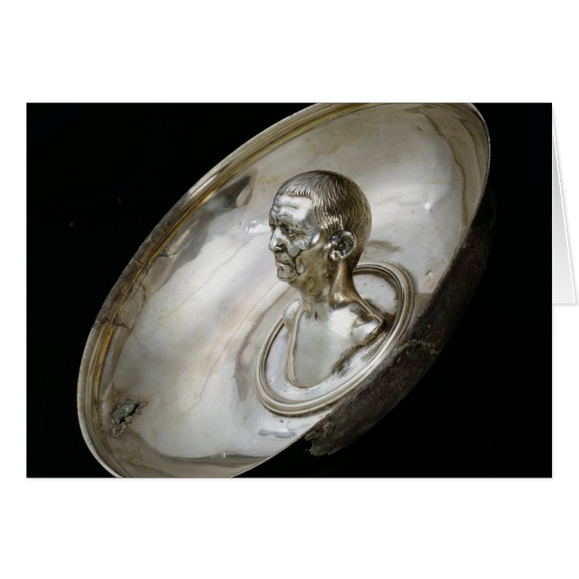 Plato con el busto de un hombre dentro (Anverso (Horizontal))