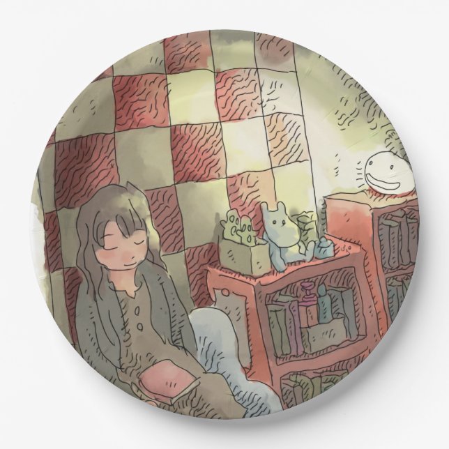 PLATO DE PAPEL さやしにじ (Anverso)