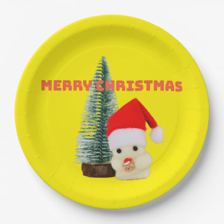 PLATO DE PAPEL もみの木とおばけのクリスマス