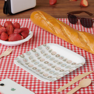 PLATO DE PAPEL クリスマスペーパープレート