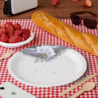 PLATO DE PAPEL 桜のペーパープレート