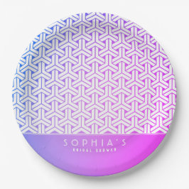 Plato De Papel 毘 沙 門 亀 甲 Bishamon Kikko japonés KIMONO