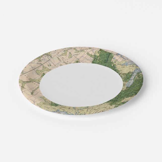 Plato De Papel 156 millas/m2 de trigo (Angular)