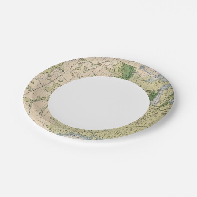 Plato De Papel 161 millas de cebada (Angular)