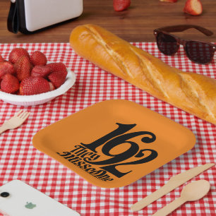 Plato De Papel 1692 Se les escapó una bruja Halloween temporada e