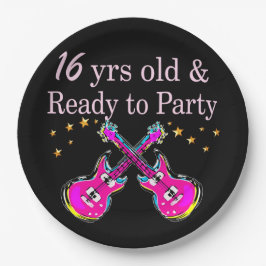 PLATO DE PAPEL 16.ª ESTRELLA ROCA