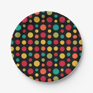 Plato De Papel 180115 v2 - Colores 02 - en negro