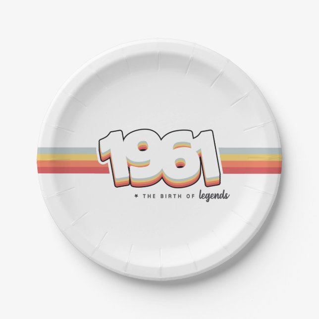 Plato De Papel 1961 The birth of legends (Anverso)