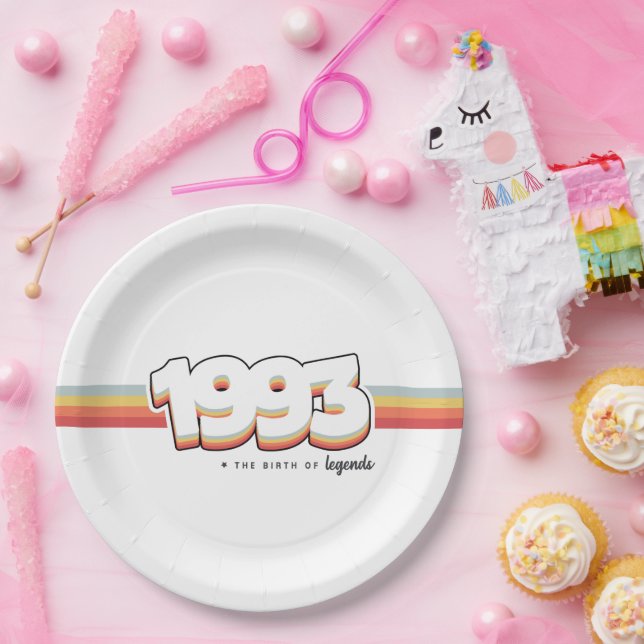 Plato De Papel 1993 El nacimiento de leyendas (Fiesta)