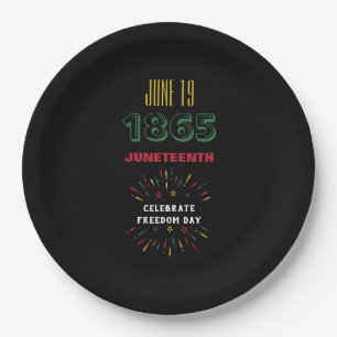Plato De Papel 19 de junio de 1865 19 Fuegos artificiales de hist