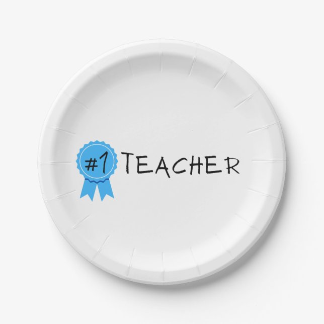 Plato De Papel #1 Profesor (Anverso)