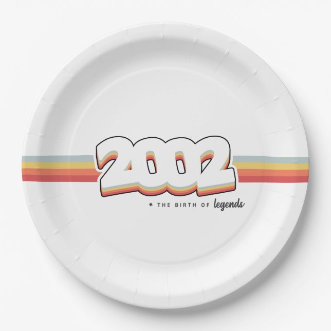 Plato De Papel 2002 El nacimiento de las leyendas (Anverso)