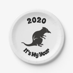 Plato De Papel 2020 Mi Año De La Rata