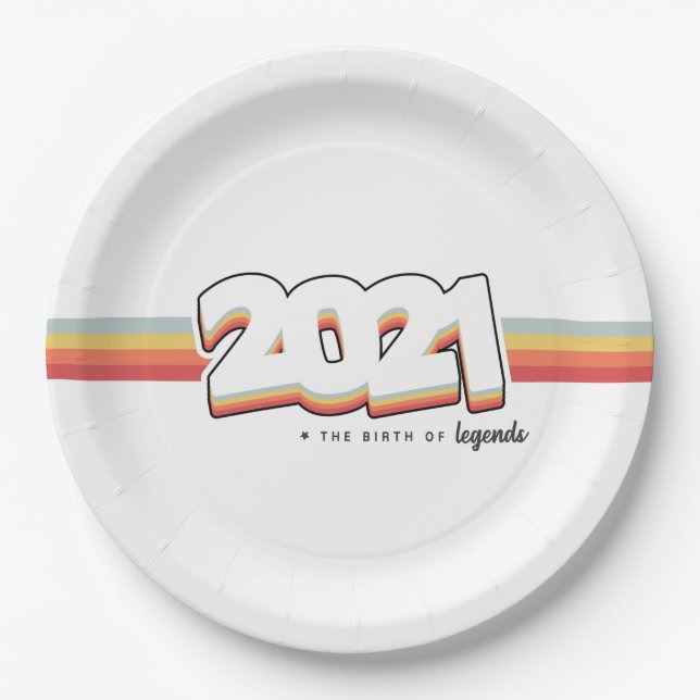 Plato De Papel 2021 El nacimiento de las leyendas (Anverso)