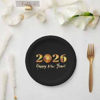 Plato De Papel 2026 Happy New Year