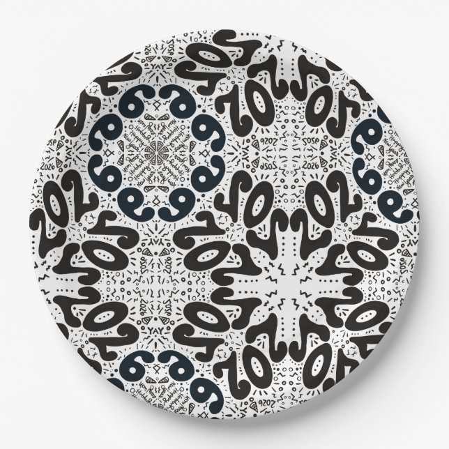 Plato De Papel 2026 New Year  (Anverso)