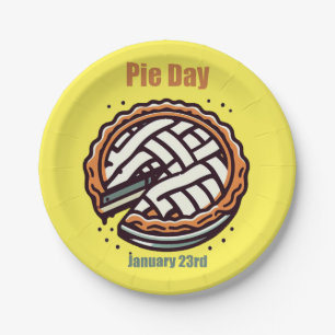 Plato De Papel 23 de enero - Día de la Tarta