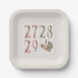 Plato De Papel 27 28 29 Turkey | Community Sharing of Blessings