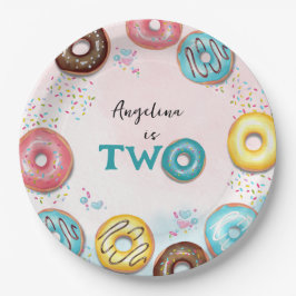 Plato De Papel 2.ª plancha de papel de cumpleaños.