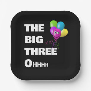 Plato De Papel 30.º humor Fiesta