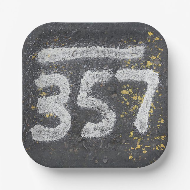 Plato De Papel 357 Mason's and Angel Number (Anverso)