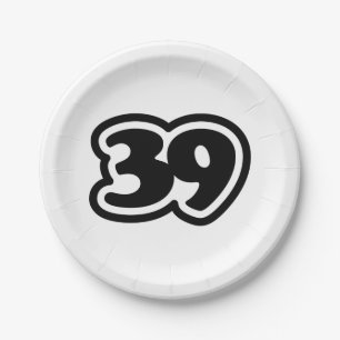 Plato De Papel 39 jerga japonesa sankyu