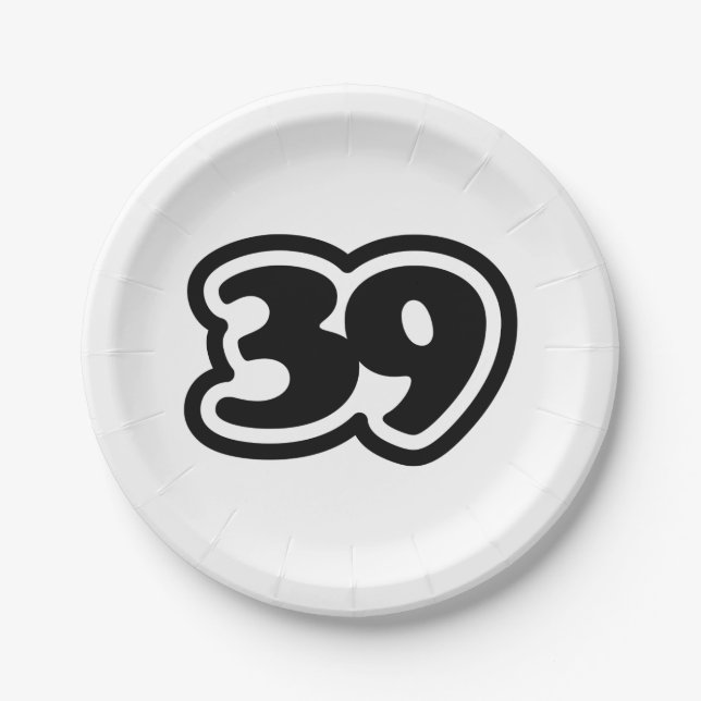 Plato De Papel 39 jerga japonesa sankyu (Anverso)