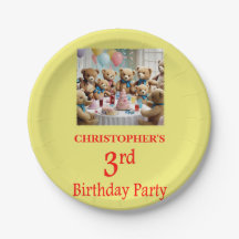 3.ª Fiesta de cumpleaños Teddy Bears Fiesta