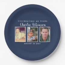 40.ª placa fotográfica de cumpleaños