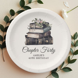 Plato De Papel 40.ª | Vintage Victorian Book Birthday