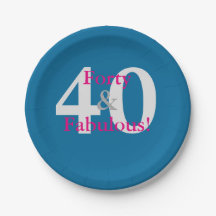 40 & ¡Fabulosas! Cumpleaños Divertido Personalizad