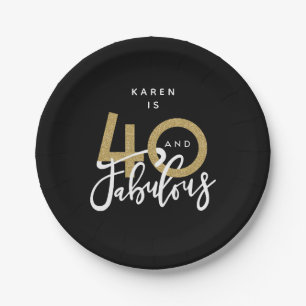 Plato De Papel 40 y fabuloso