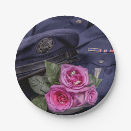 Plato De Papel 4171-Boda militar