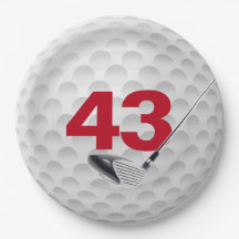 43.º diseño de una pelota de golf de cumpleaños