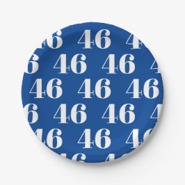 Plato De Papel "46" Biden President, Biden Harris 2020, Election