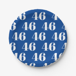 Plato De Papel "46" Biden President, Biden Harris 2020, Election