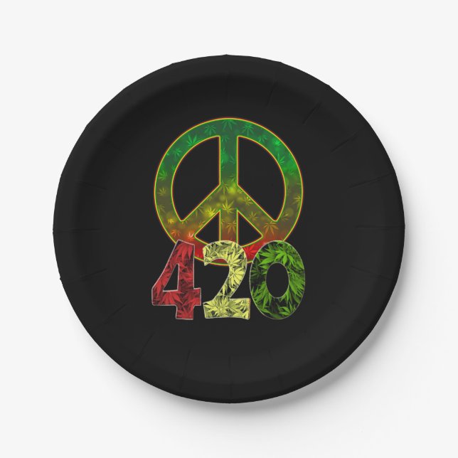 Plato De Papel 4 20 Paz (Anverso)