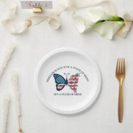 Plato De Papel 4 de julio