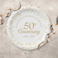 50.º Aniversario del Oro Confetti de Polvo