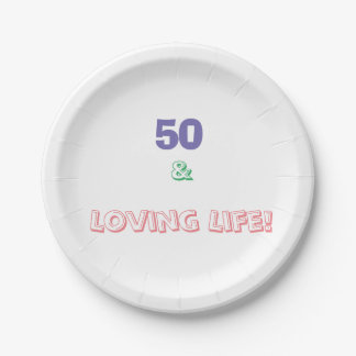 Plato De Papel 50 & Amando la Vida