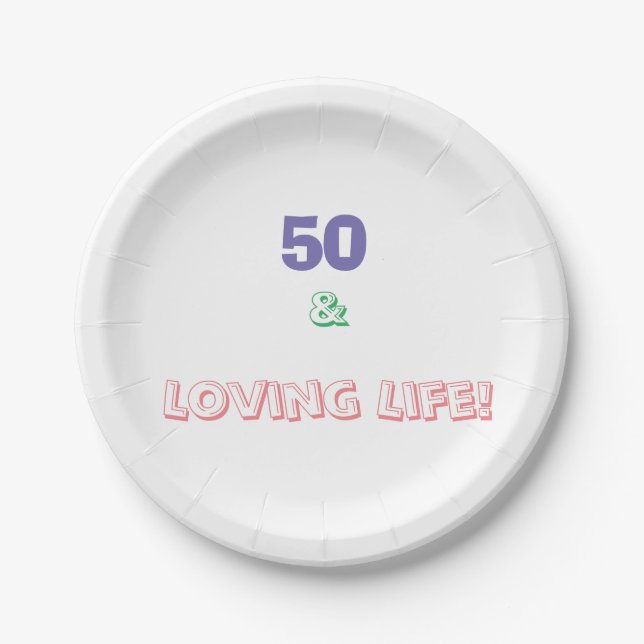 Plato De Papel 50 & Amando la Vida (Anverso)