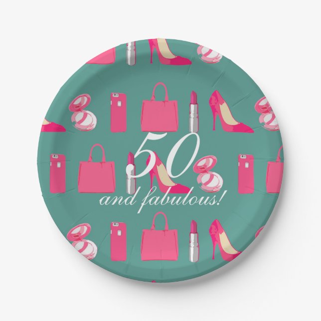 Plato De Papel 50 y fabulosa placa de papel (Anverso)