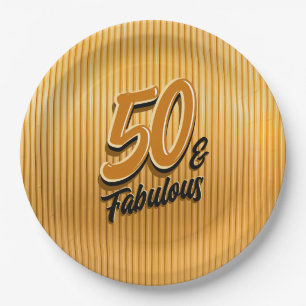 Plato De Papel 50 y fabuloso