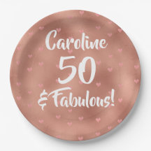 50 y fabuloso cumpleaños Personalizado