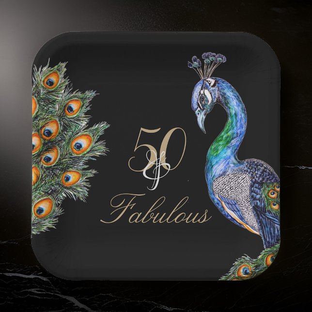 Plato De Papel 50 y Fabuloso Elegante acuarela (Subido por el creador)