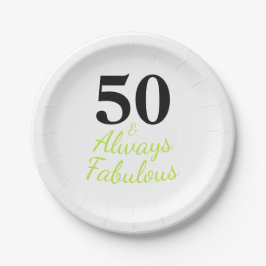 Plato De Papel 50 y siempre fabuloso