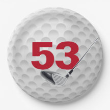 53.º diseño de una pelota de golf de cumpleaños