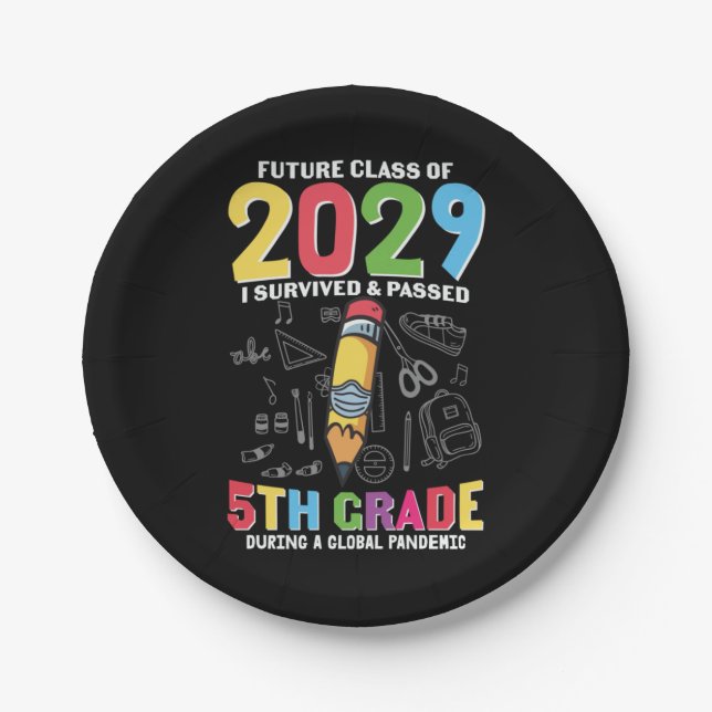 Plato De Papel 5.ª Maestría 5.º Grado durante una carrera global (Anverso)