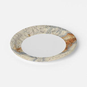 Plato De Papel 5 Población 1820